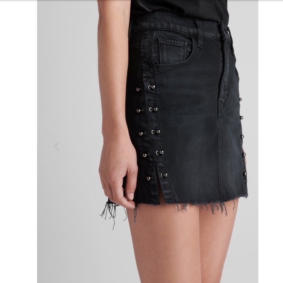 hudson viper denim skirt